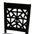 thumbnail image 6 of Baxton Studio Jackson Modern and Contemporary Grey Fabric Upholstered and Espresso Brown Finished Wood 5-Piece Dining Set, 6 of 9