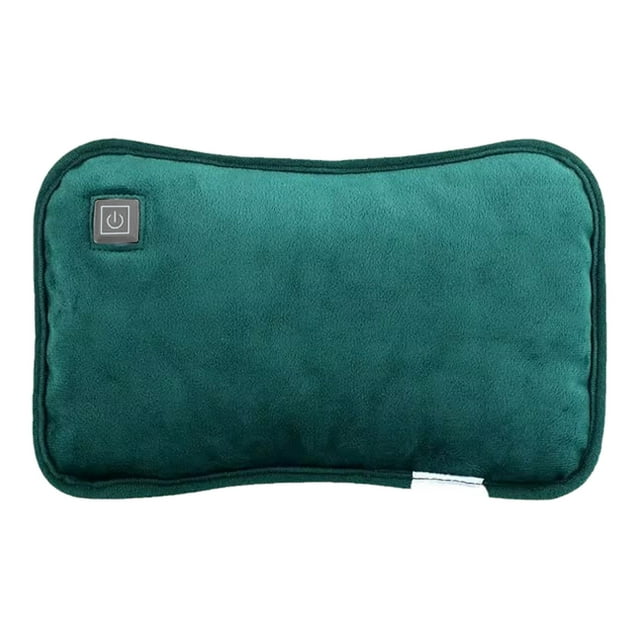 Hot Water Bottle With Flannel Cover Heat Settings Foldable USB Rechargeable Hot Water Bag Rechargeable Hot Water Bottle Washable Bed Warmer Automatic Power Off Hand Warmer