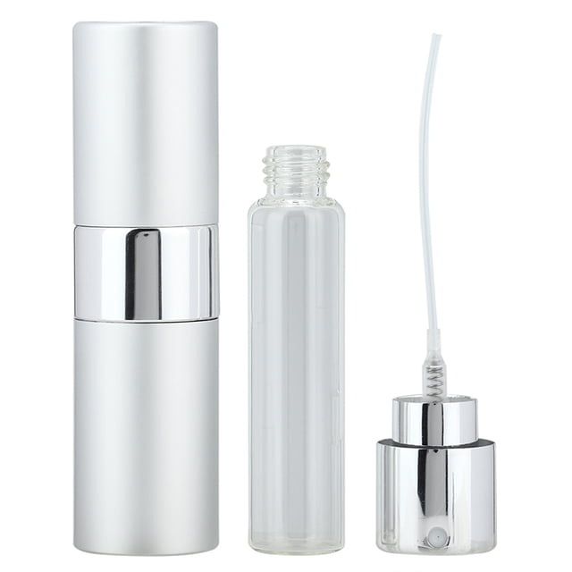 Botella de perfume vacía, perfume recargable vacío de 15 ml, botella de perfume vacía, botella de loción con bomba vacía, muy recomendable