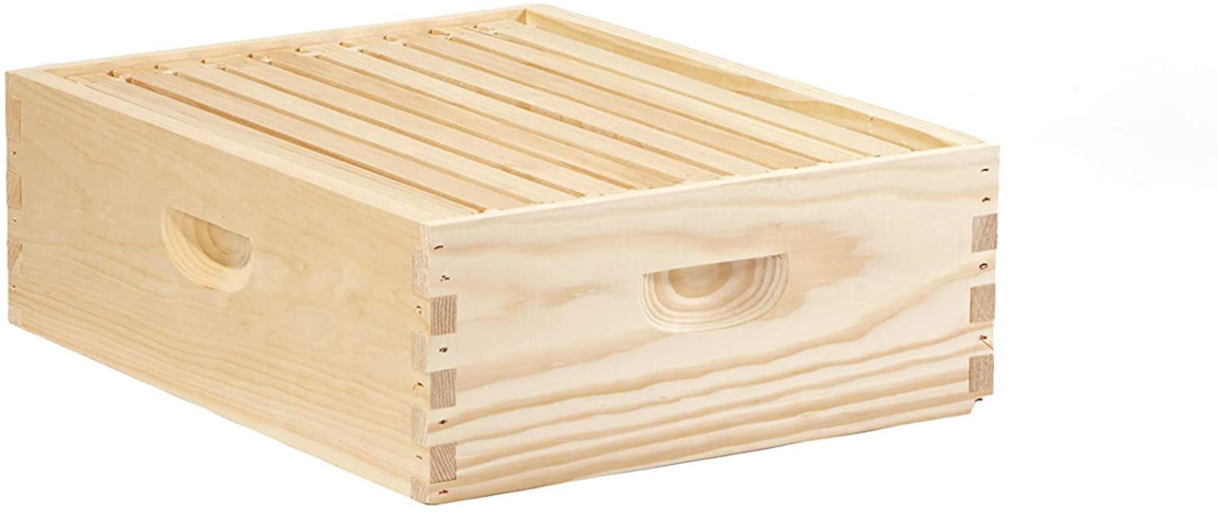 Deep Medium/Deep Hive Body Super Kit with Wood Waxed Plastic Frames Beekeeping Equipment