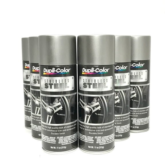 Duplicolor SS100-6 Pack Stainless Steel Coating - 11 oz Aerosol Can