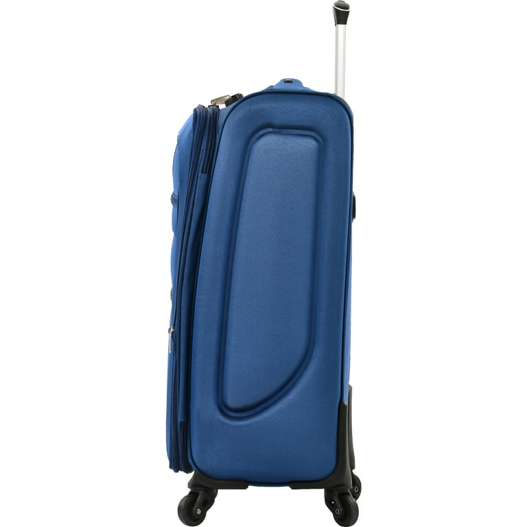  VERAGE Cambridge Lightweight Carry On Luggage,Softside  Expandable Suitcase with Spinner Wheel (20-Inch, Navy)
