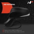 thumbnail image 3 of A-Premium Driver Side Power Door Mirror - Compatible with Toyota Highlander 2020 2021 2022 2023 - Heated Manual Folding Black Outside Rear View Mirror with Turn Signal and Blind Spot Detection, 3 of 5