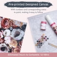 thumbnail image 4 of Pink Picasso Kits Botanical Floral Paint by Number for Adults  DIY 16x20 Color by Numbers Canvas Painting Kit for Adult & Teens  As Seen On Shark Tank & Oprah's Favorite Thing  Delightful Delivery, 4 of 7