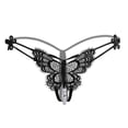 thumbnail image 2 of HUPOM Sexy Underwear For Women Women’S Underwear Briefs Low waist Elastic Waist Solid Thong Black L, 2 of 2