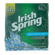 Irish Spring Moisture Blast Bar Soap - 3 Bar, 11.25 oz 3 Pack