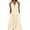 Yellow, variant on YuXingFu Sundresses for Women Midi Cotton Maxi V Neck Plus Size Sleeveless Maxi Casual Summer White S