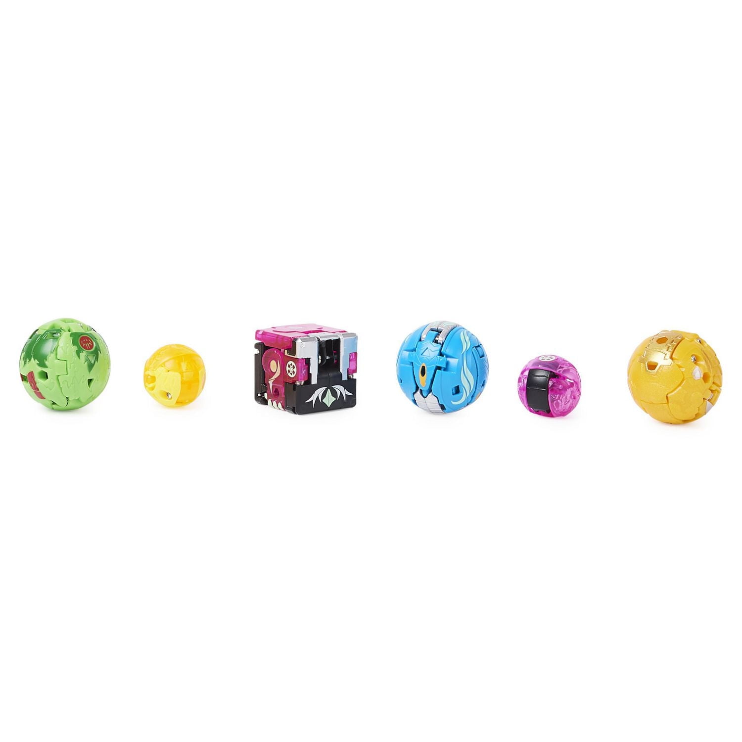 Bakugan Evolutions, Nillious and Titan King Battle Strike Pack, Includes 6 Bakugan Action Figures, 9 Trading Cards and 8 BakuCores, Kids Toys for Boys, Ages 6 and Up