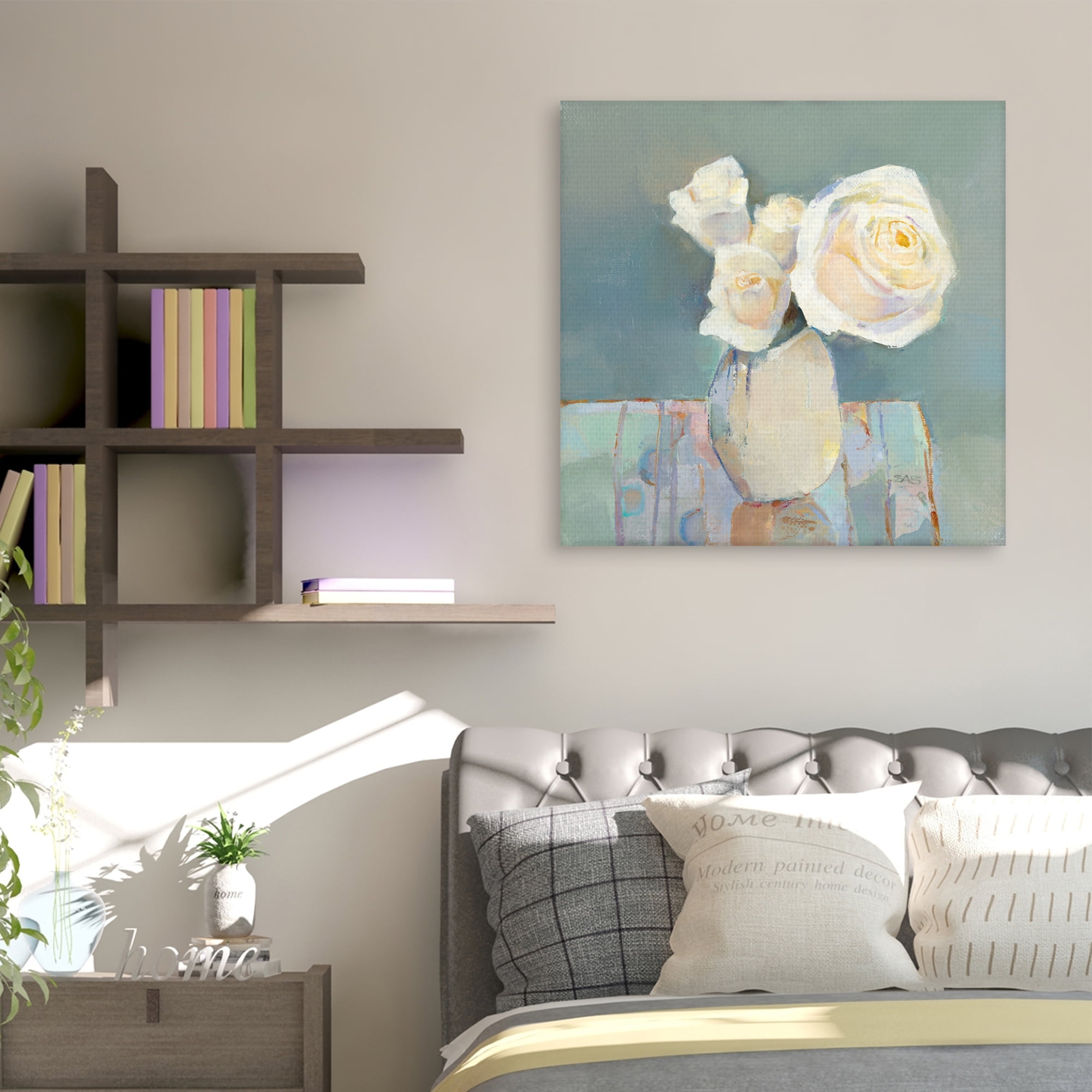 Weekend Roses I by Sarah Simpson Canvas Art Print