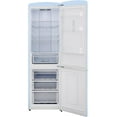 thumbnail image 3 of Rio Kitchen 12 cu ft Bottom Freezer Retro Double Door Refrigerator, Blue, 3 of 5