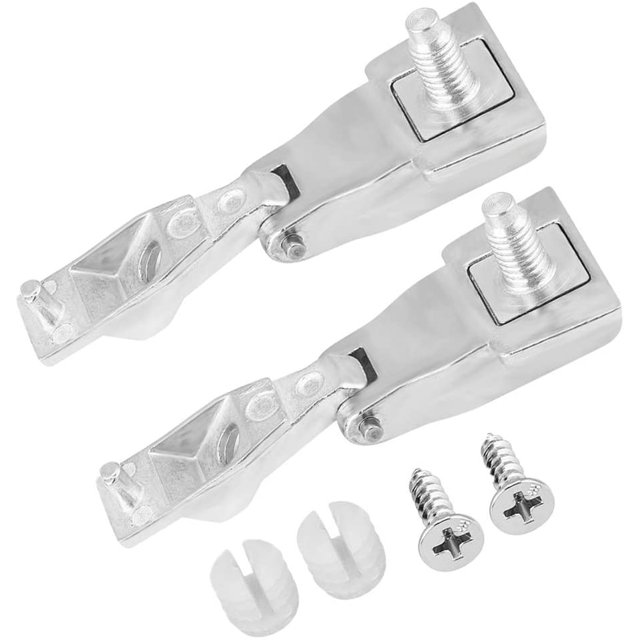 2X Kit de Réparation de Charnière de Poignée de Porte Extérieure en Métal Chromé Côté Conducteur Passager Remplacement