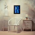 thumbnail image 4 of Annie Campbell 11x14 Black Modern Wood Framed Wall Art Titled - Indigo Flow I, 4 of 5