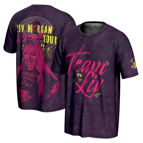 Men's ProSphere Purple Liv Morgan Revenge Tour T-Shirt