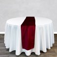 thumbnail image 2 of 14" x 108" Velvet Table Runner Burgundy, 2 of 5