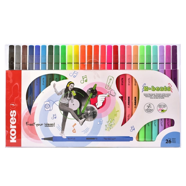 K-Beats Rotuladores Premium 26 piezas Kores