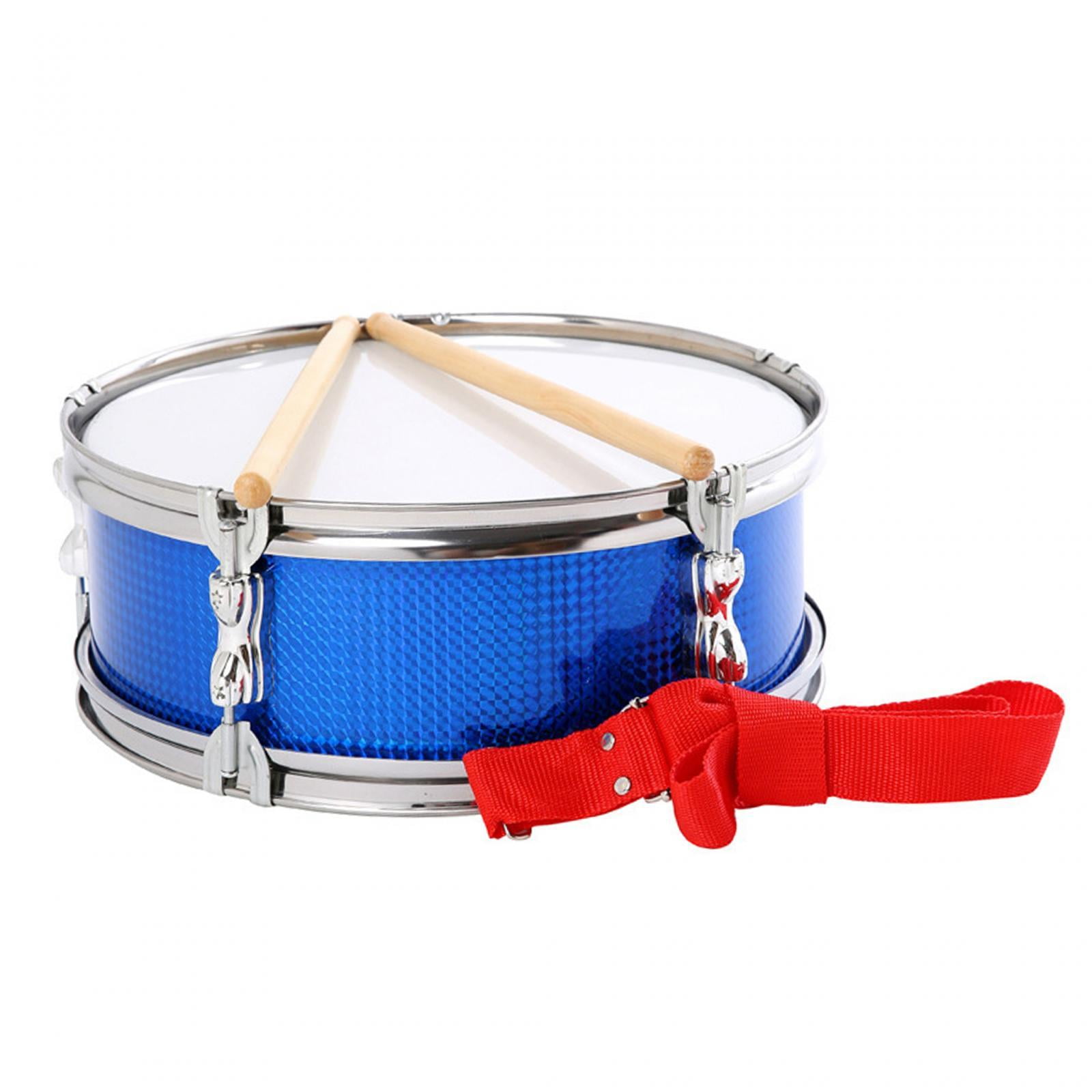 STARTIST 13" Snare Drum Music Drums Lightweight Educational Toy Musical Instruments Percussion Instrument for Boys Girls Kids Children Blue