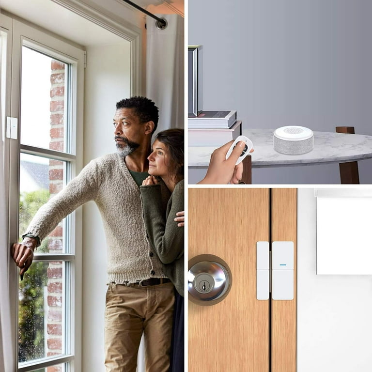  Smart Siren Alarm Wireless Door Alarm System App Control  Wireless Remote for House Apartment (for Zigbee Type) : Electronics