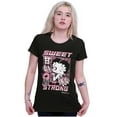 thumbnail image 4 of Kanji Betty Boop Sweet But Strong Women's T Shirt Ladies Tee Brisco Brands S, 4 of 5