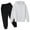 Z1-White, variant on Girls Outfits Clearance Sale Casual Solid Color Long Sleeve Hoodie Pullover Sweatshirt Tracksuit Jogger Sweatpants Unisex 2 PC Sweatsuit Set,,4-5 Years