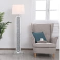 thumbnail image 4 of Sparkle Collection 1-Light Silver Crystal floor Lamp, 4 of 7