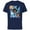 Navy, variant on Marvel Studios The Marvels Super Heroes and Flerkittens Cute - Short Sleeve Cotton T-Shirt for Adults - Customized-Red