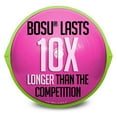 thumbnail image 4 of Bosu 72-10850 The Original Balance Trainer 65 cm Diameter, Pink and Lime Green, 4 of 6