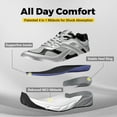 thumbnail image 3 of FitVille Men's Wide Walking Shoes With Arch Support for Flat Feet Heel Pain Relief Plantar Fasciitis - Rebound NEO V6, 3 of 6