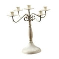 thumbnail image 3 of Zxpjkyu Multi Arm Candelabra Candelabrum Home Kitchen Dining Room Candlestick Holder White with 5 Arms, 3 of 9