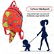 thumbnail image 2 of Kids Dinosaur Backpack, Cartoon Backpack for Preschool Boys Girls (Red), 2 of 4