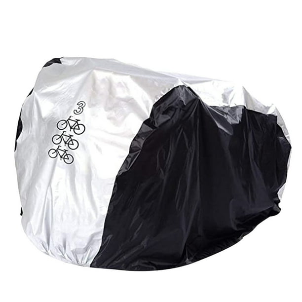 Xihbxyly Funda para Bicicleta de Exterior, Tafetán de Poliéster 180T Duradero, Protección Contra La Intemperie, Fácil de Guardar, Apta para 1-3 Bicicletas, para Usar En El Patio o Garaje, Disponible