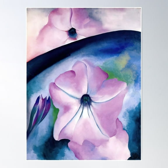 Georgia O'Keeffe Poster Wall Art, Modern Wall Decor For Living Room Bedroom, 8x12 UNFRAMED