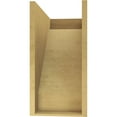 thumbnail image 4 of 11"W x 22"D x 22"H Classic Burlington Rough Cedar Woodgrain TimberThane Corbel, Primed Tan, 4 of 6