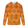 thumbnail image 4 of Lilgiuy Men Casual Fashion Hallowmas Hooded Sweatshirts Round Neck Print Pullover Long Sleeve Tops Sweatshirt for Sailing Fishing Camping, 4 of 4