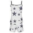 thumbnail image 3 of Sexy Pijama Conjunto para las Mujeres Gradiente Eslinga sin Mangas Tanque Empalme Pantalones Cortos Casual Pijamas Conjunto, Poliéster, 3 of 5