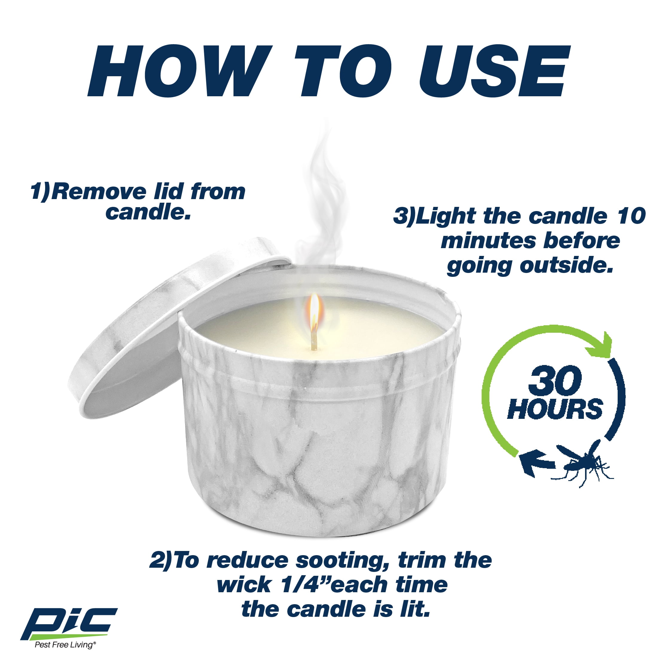 PIC Mosquito Repellent Candle