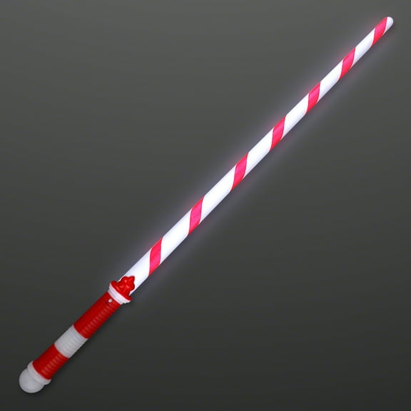 FlashingBlinkyLights Candy Cane Light Up Sword Christmas Saber Toy
