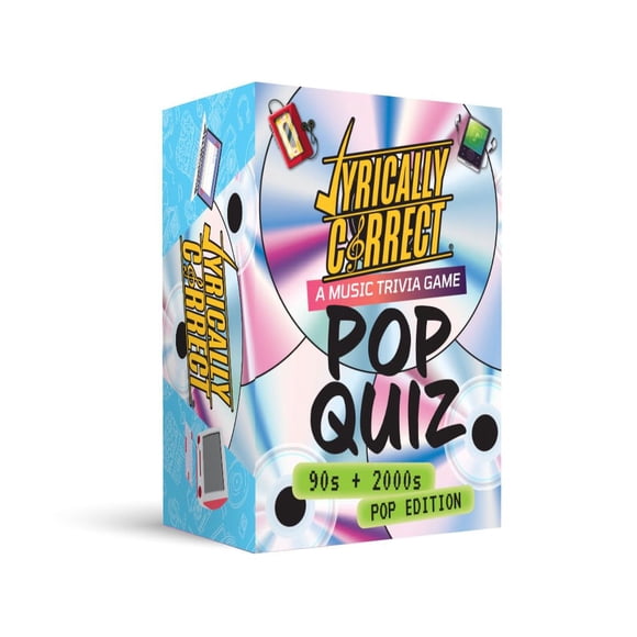 Juego de cartas Lyrically Correct Music Trivia Pop de los 90 y 2000