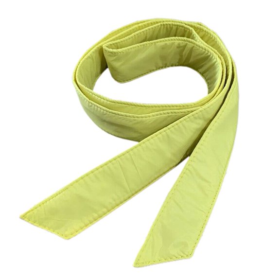 YM YOUMU Women Puffer Ribbon Waistband wide Belt Winter Casual