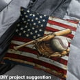 thumbnail image 2 of Castle Fairy USA Flag Boy Fabric by the Yard 10 Yards,Sport Baseball Room Decor Fabric by the Yard,Independence Day Fabric for Sewing,Lightweight Room Decor, 2 of 6