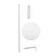 thumbnail image 2 of Soporte Para Auriculares, Soporte Resistente Para Auriculares Para Juegos, Compacto, Plateado, Para El Hogar, 2 of 7