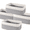 gray, variant on HLAOLA 4-Pack Cotton Rope Storage Baskets, Rectangle Baskets with Handles, Nursery & Bathroom Organizer