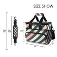 thumbnail image 3 of FORMRS Insulated Cooler Bag 24 Cans Capacity Soft Leakproof Lunch Box with Side Pockets, Isometric Green, 3 of 7