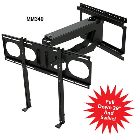 MantelMount MM340 Pull Down Fireplace TV Mount For 44