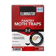 Eliminator Pantry Moth Traps, Pheromone Moth Traps, 2 Pack