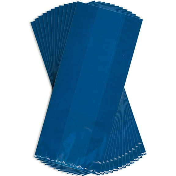 Amscan Party Bags, 11 1/2" x 5" x 3 1/4", Bright Royal Blue