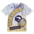 thumbnail image 2 of Men's Mitchell & Ness White Minnesota Vikings Team Burst Sublimated T-Shirt, 2 of 3