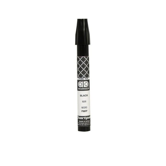 Chartpak Fine-Tip Ad Marker, Black