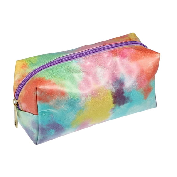 Unique Bargains Travel Makeup Bag Toiletry Bag Travel Cosmetic Organizer Pouch for Women Lady Multicolor