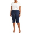 thumbnail image 3 of Just My Size Women's Plus Size Pull On 2 Pocket Stretch Capri, 3 of 6