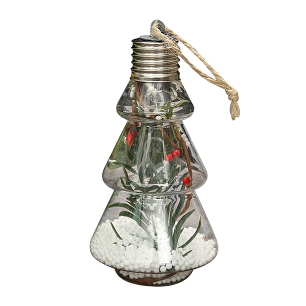 Fiudx Colgante Led Navideño, Diseño de Árbol Transparente, Luces Decorativas Brillantes, Perfecto para Mesa o Pared, Decoración Navideña Versátil, Ideal para Navidad, Cumpleaños, Año Nuevo, 1 Pieza,